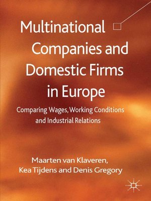 cover image of Multinational Companies and Domestic Firms in Europe